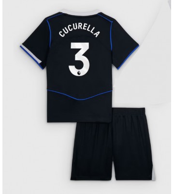 Chelsea Marc Cucurella #3 Tredjetrøje Børn 2025-26 Kortærmet (+ Korte bukser)